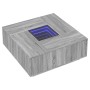 Mesa de centro con Infinity LED gris Sonoma 100x100x40 cm de , Mesas de centro - Ref: Foro24-3284047, Precio: 202,49 €, Descu...