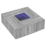 Mesa de centro con Infinity LED gris Sonoma 100x100x40 cm de , Mesas de centro - Ref: Foro24-3284047, Precio: 200,29 €, Descu...