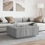 Mesa de centro con Infinity LED gris Sonoma 100x100x40 cm de , Mesas de centro - Ref: Foro24-3284047, Precio: 200,29 €, Descu...
