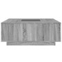 Mesa de centro con Infinity LED gris Sonoma 100x100x40 cm de , Mesas de centro - Ref: Foro24-3284047, Precio: 202,49 €, Descu...