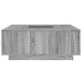 Mesa de centro con Infinity LED gris Sonoma 100x100x40 cm de , Mesas de centro - Ref: Foro24-3284047, Precio: 200,29 €, Descu...