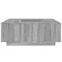 Mesa de centro con Infinity LED gris Sonoma 100x100x40 cm de , Mesas de centro - Ref: Foro24-3284047, Precio: 200,29 €, Descu...