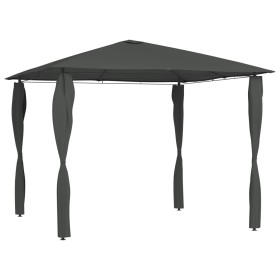 Cenador con cubiertas de postes antracita 3x3x2,6 m 160 g/m² de vidaXL, Carpas y cenadores - Ref: Foro24-313607, Precio: 193,...
