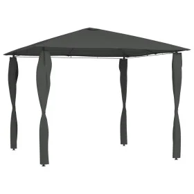 Cenador con cubiertas de postes antracita 3x3x2,6 m 160 g/m² de vidaXL, Carpas y cenadores - Ref: Foro24-313607, Precio: 189,...