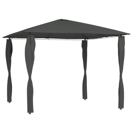 Cenador con cubiertas de postes antracita 3x3x2,6 m 160 g/m² de vidaXL, Carpas y cenadores - Ref: Foro24-313607, Precio: 193,...