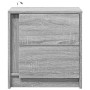Mesita de noche con luces LED madera de ingeniería gris Sonoma de , Mesitas de noche - Ref: Foro24-852057, Precio: 53,93 €, D...