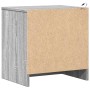 Mesita de noche con luces LED madera de ingeniería gris Sonoma de , Mesitas de noche - Ref: Foro24-852057, Precio: 53,93 €, D...