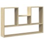 Estantería de pared madera ingeniería roble Sonoma 99x15x60 cm de , Estantes y estanterías - Ref: Foro24-853238, Precio: 47,0...