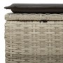 Set de sofás de jardín 6 pzas y cojines ratán sintético gris de , Conjuntos de jardín - Ref: Foro24-3275292, Precio: 436,21 €...
