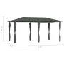 Cenador con cubiertas de postes antracita 3x6x2,6 m 160 g/m² de vidaXL, Carpas y cenadores - Ref: Foro24-313619, Precio: 306,...