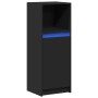 Aparador con luz LED madera de ingeniería negro 38x34x100 cm de , Aparadores - Ref: Foro24-852167, Precio: 63,17 €, Descuento: %
