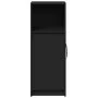 Aparador con luz LED madera de ingeniería negro 38x34x100 cm de , Aparadores - Ref: Foro24-852167, Precio: 59,81 €, Descuento: %