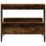 Mesa y bancos de comedor 3 pzas madera ingeniería roble ahumado de , muebles para cocinas y comedores - Ref: Foro24-855535, P...