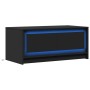 Mesa de centro con luces LED madera de ingeniería negra de , Mesas de centro - Ref: Foro24-851985, Precio: 115,77 €, Descuent...