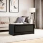 Mesa de centro con luces LED madera de ingeniería negra de , Mesas de centro - Ref: Foro24-851985, Precio: 109,26 €, Descuent...