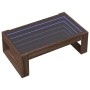 Mesa de centro con Infinity LED marrón roble 90x53x30 cm de , Mesas de centro - Ref: Foro24-847643, Precio: 101,33 €, Descuen...