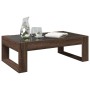 Mesa de centro con Infinity LED marrón roble 90x53x30 cm de , Mesas de centro - Ref: Foro24-847643, Precio: 101,33 €, Descuen...
