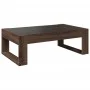 Mesa de centro con Infinity LED marrón roble 90x53x30 cm de , Mesas de centro - Ref: Foro24-847643, Precio: 99,99 €, Descuent...