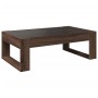 Mesa de centro con Infinity LED marrón roble 90x53x30 cm de , Mesas de centro - Ref: Foro24-847643, Precio: 101,33 €, Descuen...
