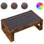 Mesa de centro con Infinity LED roble ahumado 90x53x30 cm de , Mesas de centro - Ref: Foro24-847641, Precio: 98,20 €, Descuen...