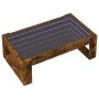 Mesa de centro con Infinity LED roble ahumado 90x53x30 cm de , Mesas de centro - Ref: Foro24-847641, Precio: 98,20 €, Descuen...