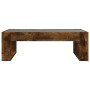 Mesa de centro con Infinity LED roble ahumado 90x53x30 cm de , Mesas de centro - Ref: Foro24-847641, Precio: 98,20 €, Descuen...