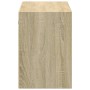 Mueble de TV de pared con luces LED roble Sonoma 100x31x45 cm de , Muebles TV - Ref: Foro24-852294, Precio: 76,61 €, Descuent...