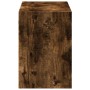 Mueble de TV de pared con luces LED roble ahumado 100x31x45 cm de , Muebles TV - Ref: Foro24-852296, Precio: 75,53 €, Descuen...