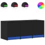 Mueble de TV con LED madera de ingeniería negro 97x34x40 cm de , Muebles TV - Ref: Foro24-852237, Precio: 72,85 €, Descuento: %