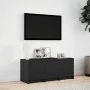 Mueble de TV con LED madera de ingeniería negro 97x34x40 cm de , Muebles TV - Ref: Foro24-852237, Precio: 72,85 €, Descuento: %