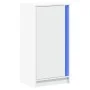 Aparador con luces LED madera ingeniería blanco 42,5x34x85 cm de , Aparadores - Ref: Foro24-852138, Precio: 55,24 €, Descuent...