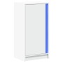 Aparador con luces LED madera ingeniería blanco 42,5x34x85 cm de , Aparadores - Ref: Foro24-852138, Precio: 55,93 €, Descuent...