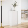 Aparador con luces LED madera ingeniería blanco 42,5x34x85 cm de , Aparadores - Ref: Foro24-852138, Precio: 55,93 €, Descuent...