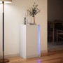 Aparador con luces LED madera ingeniería blanco 42,5x34x85 cm de , Aparadores - Ref: Foro24-852138, Precio: 55,93 €, Descuent...