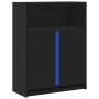 Aparador con LED madera de ingeniería negro 77x34x100 cm de , Aparadores - Ref: Foro24-852146, Precio: 85,12 €, Descuento: %