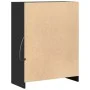 Aparador con LED madera de ingeniería negro 77x34x100 cm de , Aparadores - Ref: Foro24-852146, Precio: 85,12 €, Descuento: %