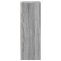 Aparador con LED madera de ingeniería gris Sonoma 77x34x100 cm de , Aparadores - Ref: Foro24-852150, Precio: 79,69 €, Descuen...