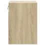 Mueble de TV de pared con luces LED roble Sonoma 41x31x45 cm de , Muebles TV - Ref: Foro24-852275, Precio: 56,59 €, Descuento: %
