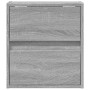 Muebles TV de pared luces LED 2 uds gris Sonoma 41x31x45 cm de , Muebles TV - Ref: Foro24-852282, Precio: 97,90 €, Descuento: %