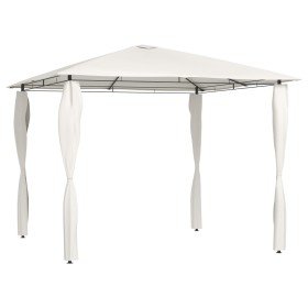 Cenador con cubiertas de postes crema 3x3x2,6 m 160 g/m² de vidaXL, Carpas y cenadores - Ref: Foro24-313605, Precio: 193,39 €...