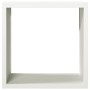 Leñero de acero blanco 100x40x100 cm de , Bolsas y soportes de leña - Ref: Foro24-850969, Precio: 108,34 €, Descuento: %