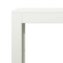 Leñero de acero blanco 100x40x100 cm de , Bolsas y soportes de leña - Ref: Foro24-850969, Precio: 108,34 €, Descuento: %