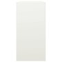 Leñero de acero blanco 100x40x80 cm de , Bolsas y soportes de leña - Ref: Foro24-850976, Precio: 94,55 €, Descuento: %