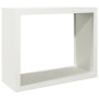 Leñero de acero blanco 100x40x80 cm de , Bolsas y soportes de leña - Ref: Foro24-850976, Precio: 94,55 €, Descuento: %