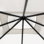 Cenador con cubiertas de postes crema 3x3x2,6 m 160 g/m² de vidaXL, Carpas y cenadores - Ref: Foro24-313605, Precio: 193,39 €...