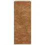 Leñero de acero oxidado 60x40x100 cm de , Bolsas y soportes de leña - Ref: Foro24-850995, Precio: 108,89 €, Descuento: %