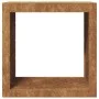 Leñero de acero oxidado 60x40x60 cm de , Bolsas y soportes de leña - Ref: Foro24-851009, Precio: 84,14 €, Descuento: %
