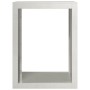 Leñero de acero inoxidable 60x40x80 cm de , Bolsas y soportes de leña - Ref: Foro24-851000, Precio: 149,47 €, Descuento: %