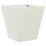 Jardinera hexagonal acero blanca 30x30x30 cm de , Maceteros y jardineras - Ref: Foro24-851040, Precio: 32,32 €, Descuento: %