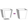 Jardineras 2 unidades acero galvanizado 30x30x30 cm de , Maceteros y jardineras - Ref: Foro24-851049, Precio: 37,55 €, Descue...